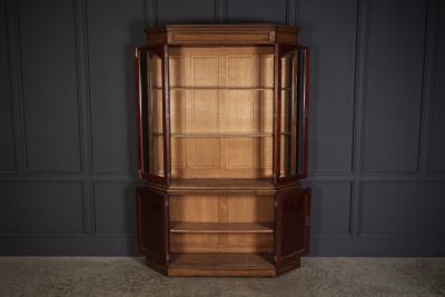 Rare Antique Mahogany Glazed Display Cabinet - Image 6