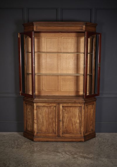 Rare Antique Mahogany Glazed Display Cabinet - Image 7