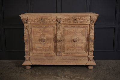 Victorian Carved Oak Sideboard - Image 5