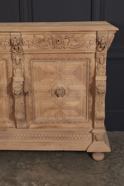 Victorian Carved Oak Sideboard - Image 6