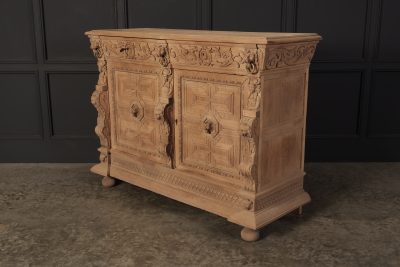 Victorian Carved Oak Sideboard - Image 7