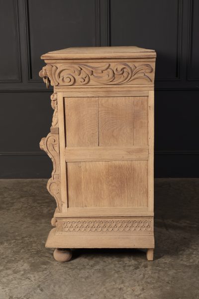 Victorian Carved Oak Sideboard - Image 8