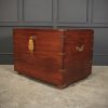 Large Military Campaign Style Mahogany Trunk - Image 8