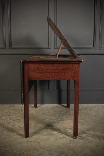 Untouched Georgian Mahogany Architects Table - Image 3