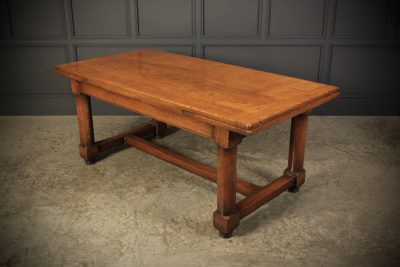 Solid Oak Extending Refectory Dining Table - Image 9