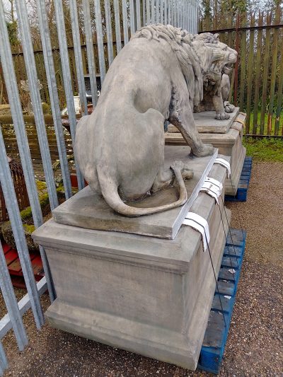 Large Pair of Garden Lion's - Image 2