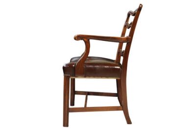 Pair of 1930s Mahogany Arm chairs - Image 6